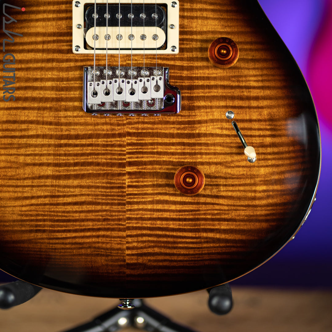 PRS SE Custom 24 Black Gold Sunburst