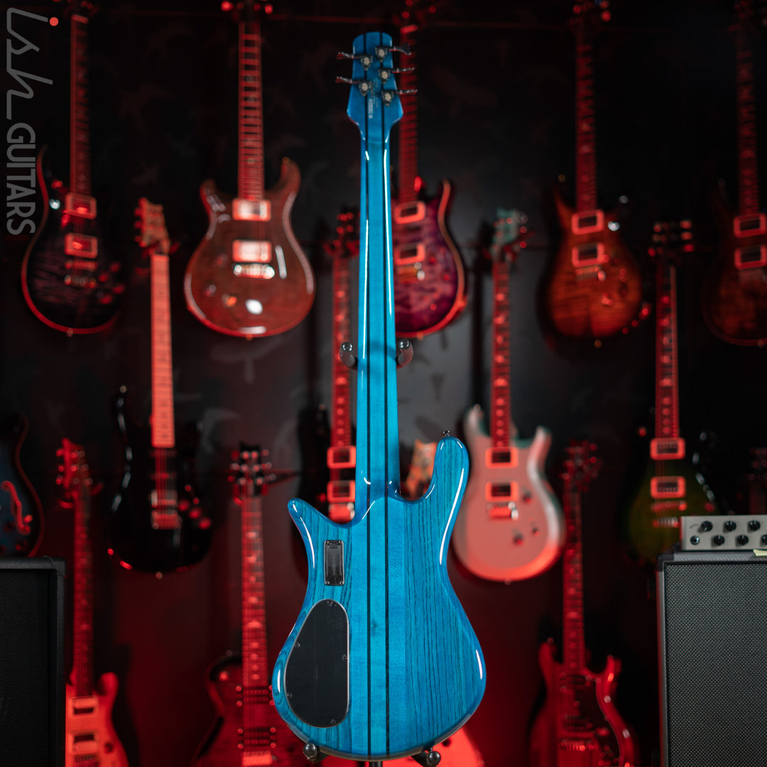 Spector NS Dimension 5 Multiscale Bass Black and Blue Gloss