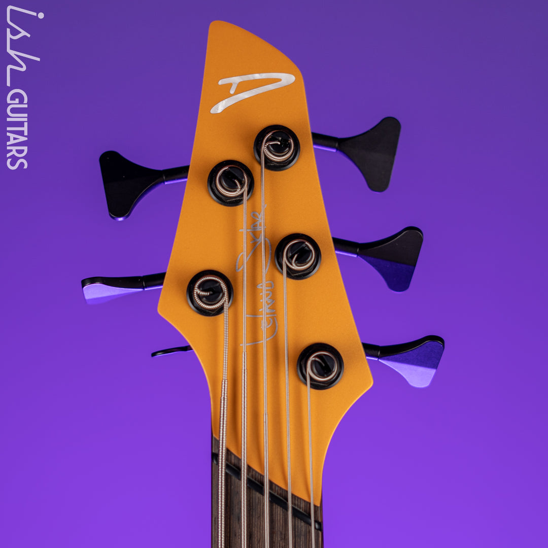 lee sklar gear Dingwall Lee Sklar Signature 5-String Bass Matte Lambo Orange – Ish Guitars