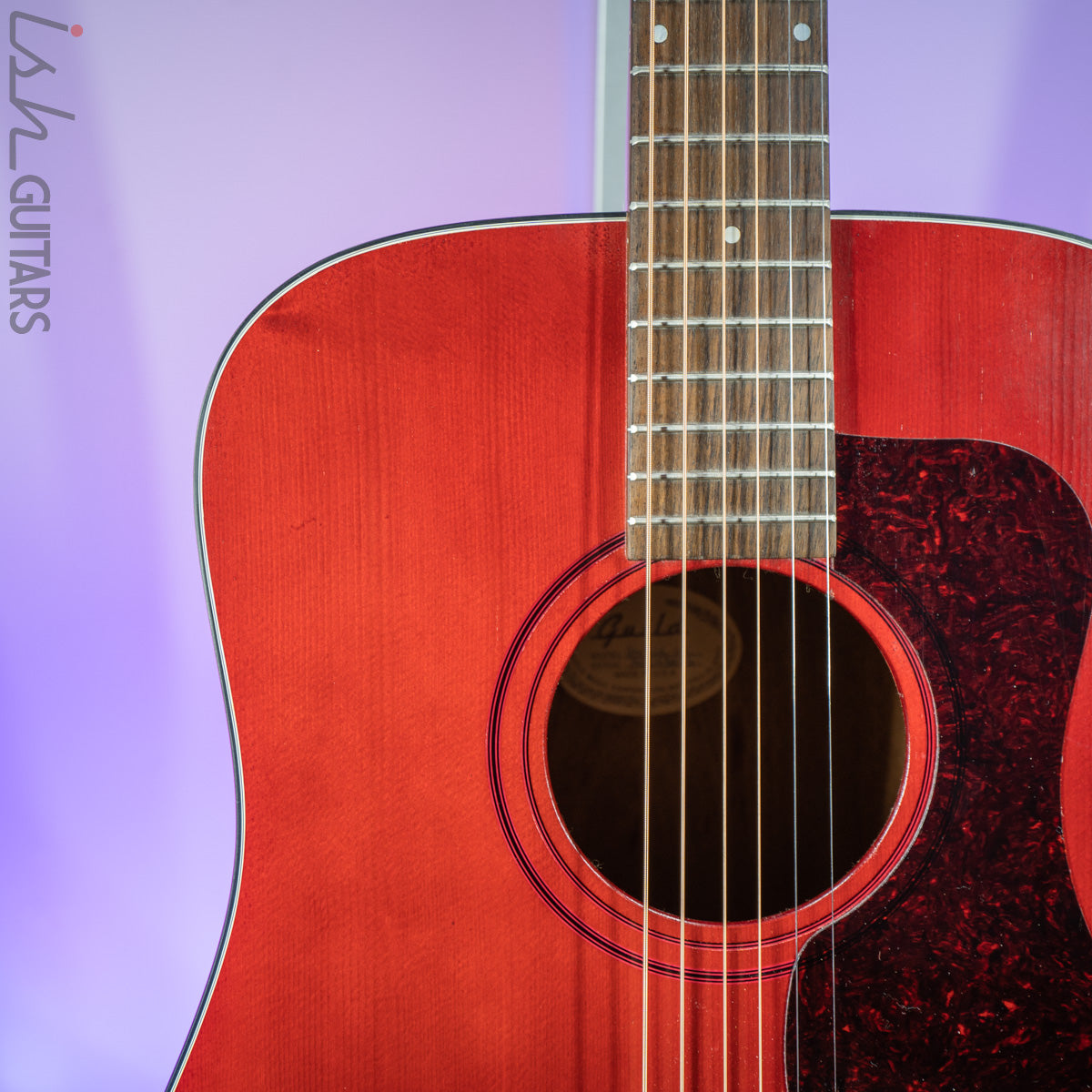 1995 USA Guild D4 HR Wine Red RARE – Ish Guitars
