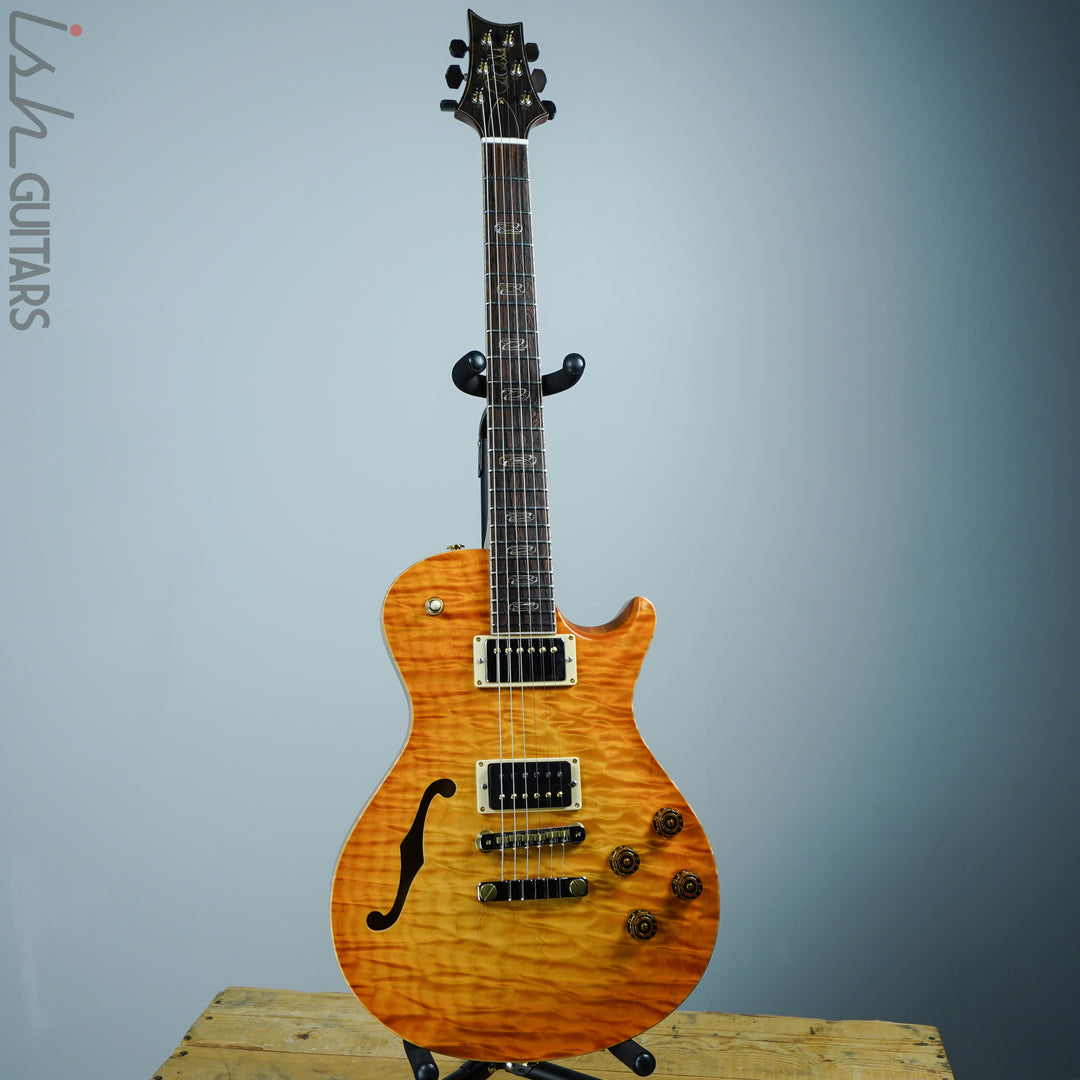 PRS Singlecut McCarty 594 Semi-Hollow Private Stock Satin Citrine Glow