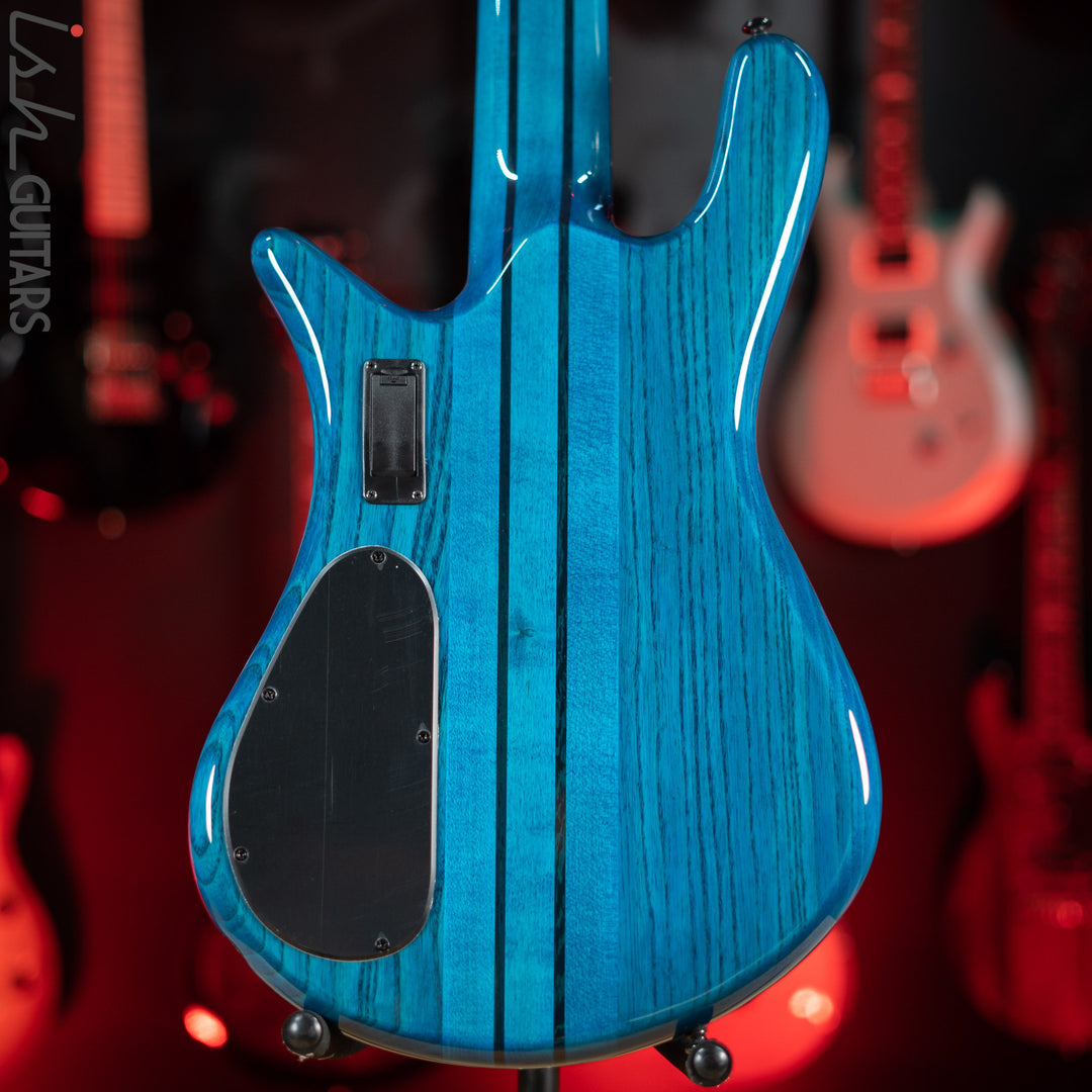 Spector NS Dimension 5 Multiscale Bass Black and Blue Gloss