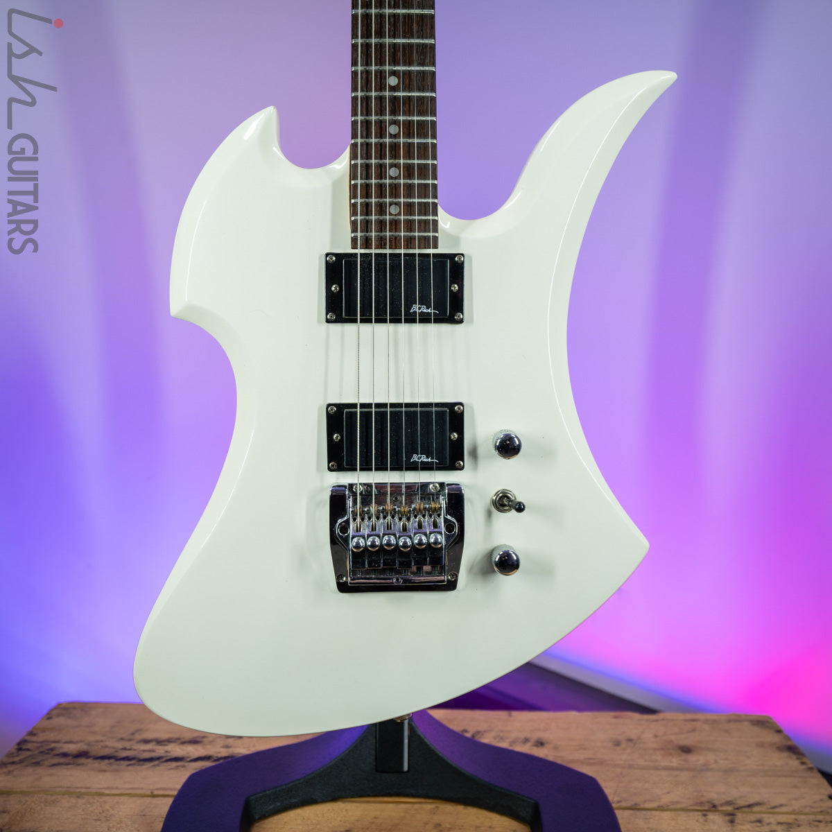 1990's B.C. Rich Mockingbird White Kahler Tremolo – Ish Guitars