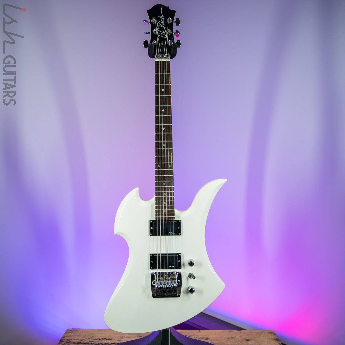 1990's B.C. Rich Mockingbird White Kahler Tremolo – Ish Guitars