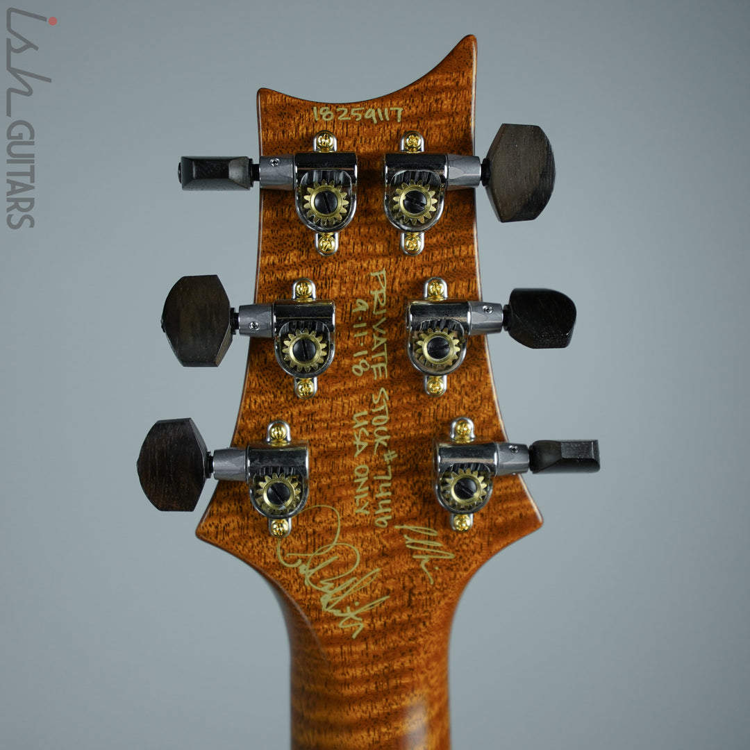 PRS Singlecut McCarty 594 Semi-Hollow Private Stock Satin Citrine Glow