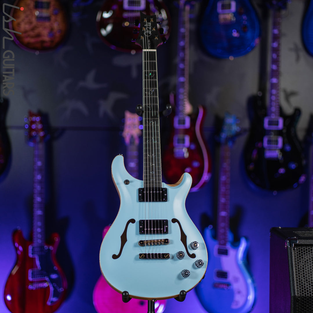 PRS McCarty 594 Hollowbody II Wood Library Powder Blue Opaque Satin