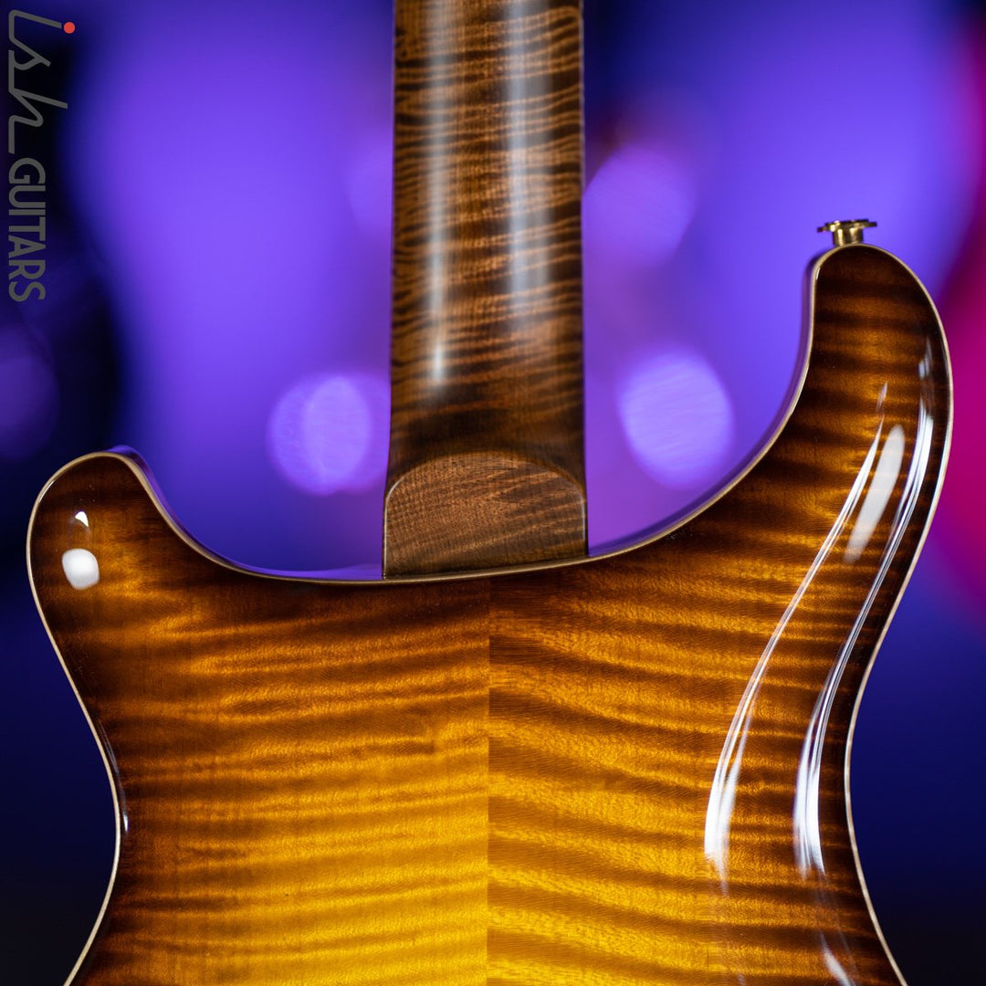2021 PRS Private Stock Hollowbody II 24 Fret Honey Gold Smoked Burst