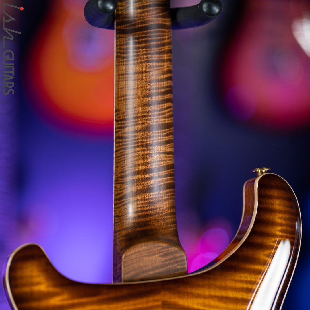 2021 PRS Private Stock Hollowbody II 24 Fret Honey Gold Smoked Burst