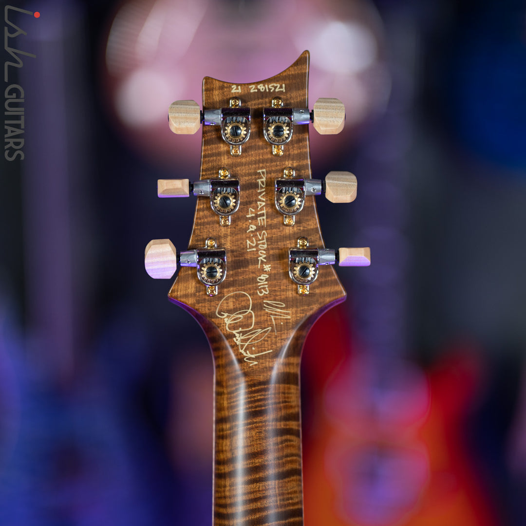 PRS Private Stock Hollowbody II 24 Fret Honey Gold Smoked Burst