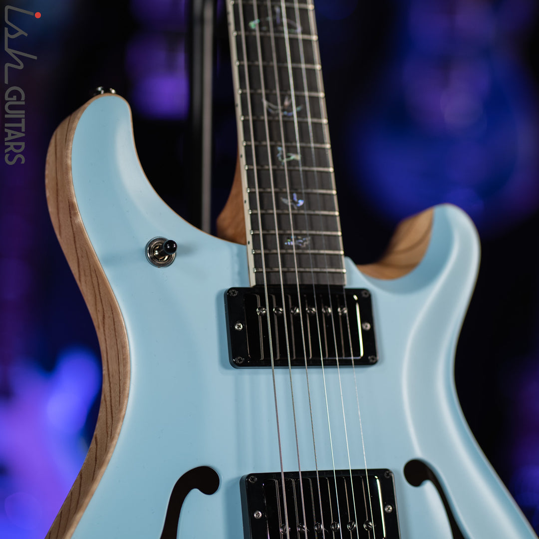 PRS McCarty 594 Hollowbody II Wood Library Powder Blue Opaque Satin