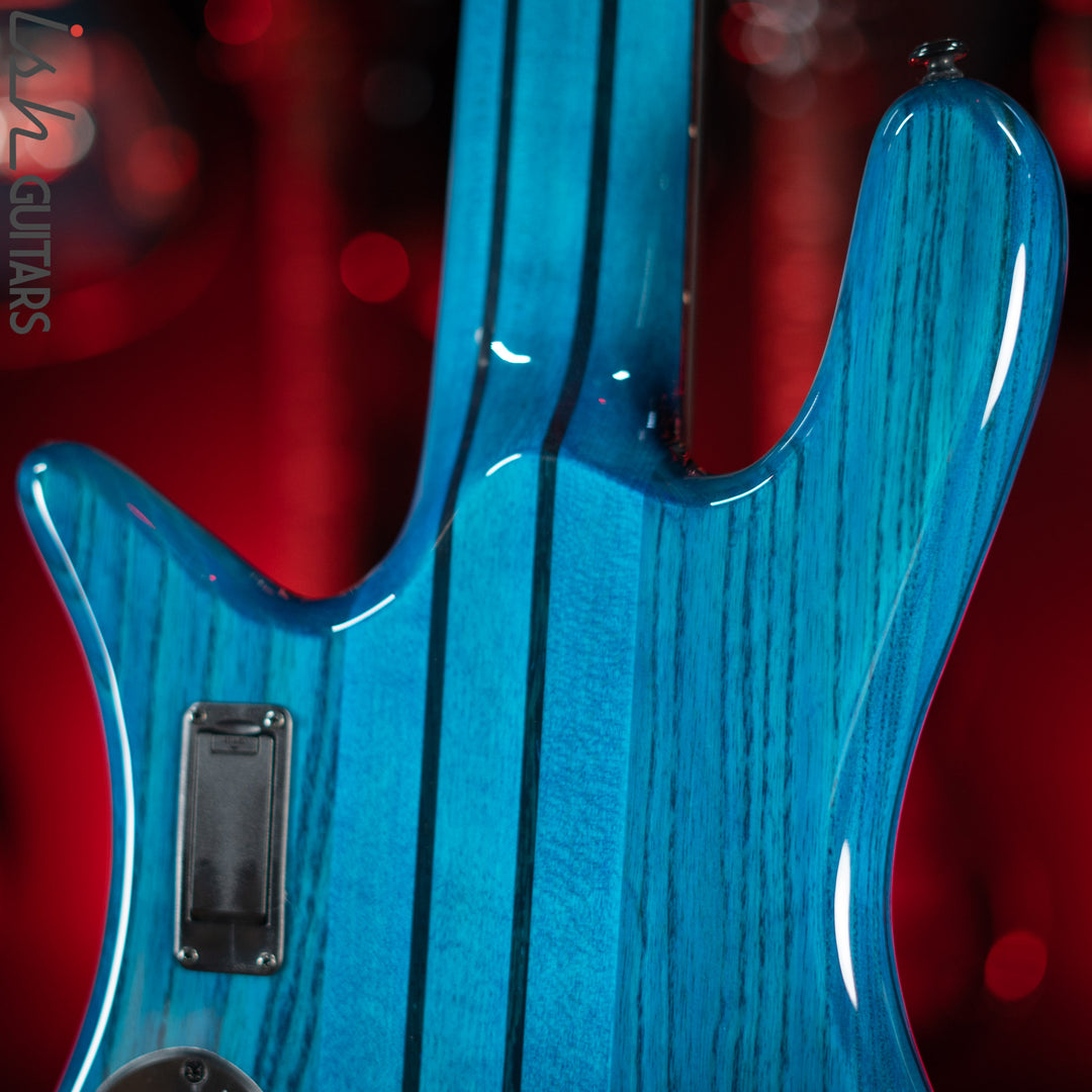 Spector NS Dimension 5 Multiscale Bass Black and Blue Gloss