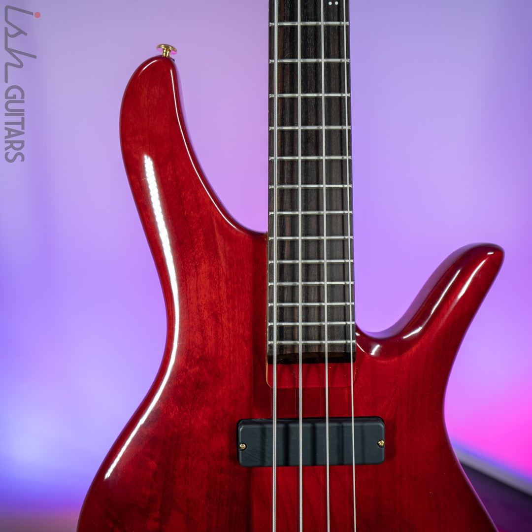 2000 Samick Bass Translucent Red