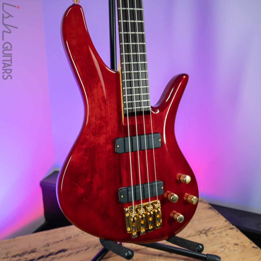 2000 Samick Bass Translucent Red