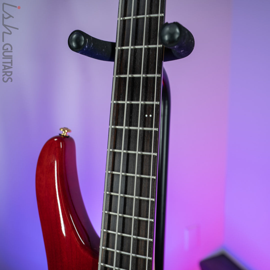 2000 Samick Bass Translucent Red