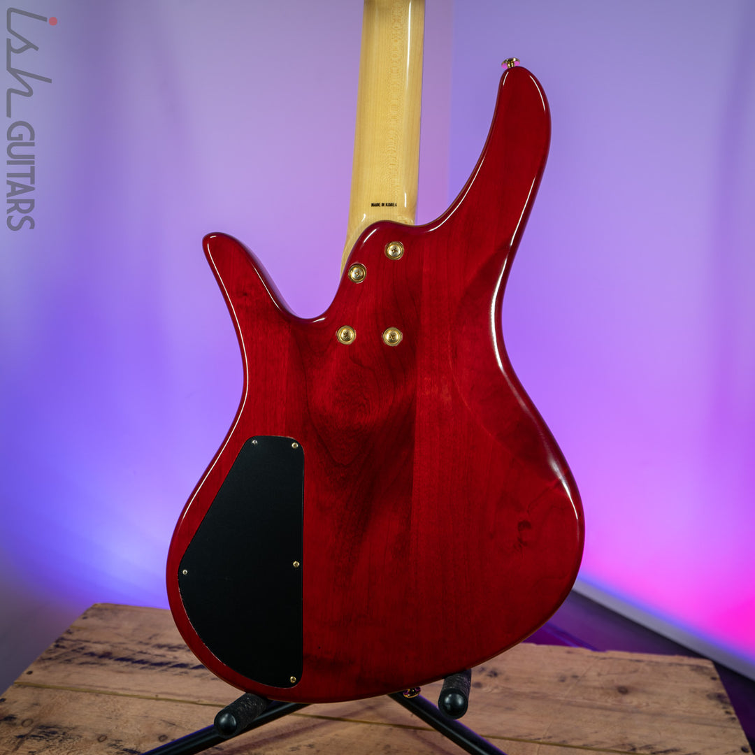 2000 Samick Bass Translucent Red