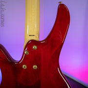 2000 Samick Bass Translucent Red