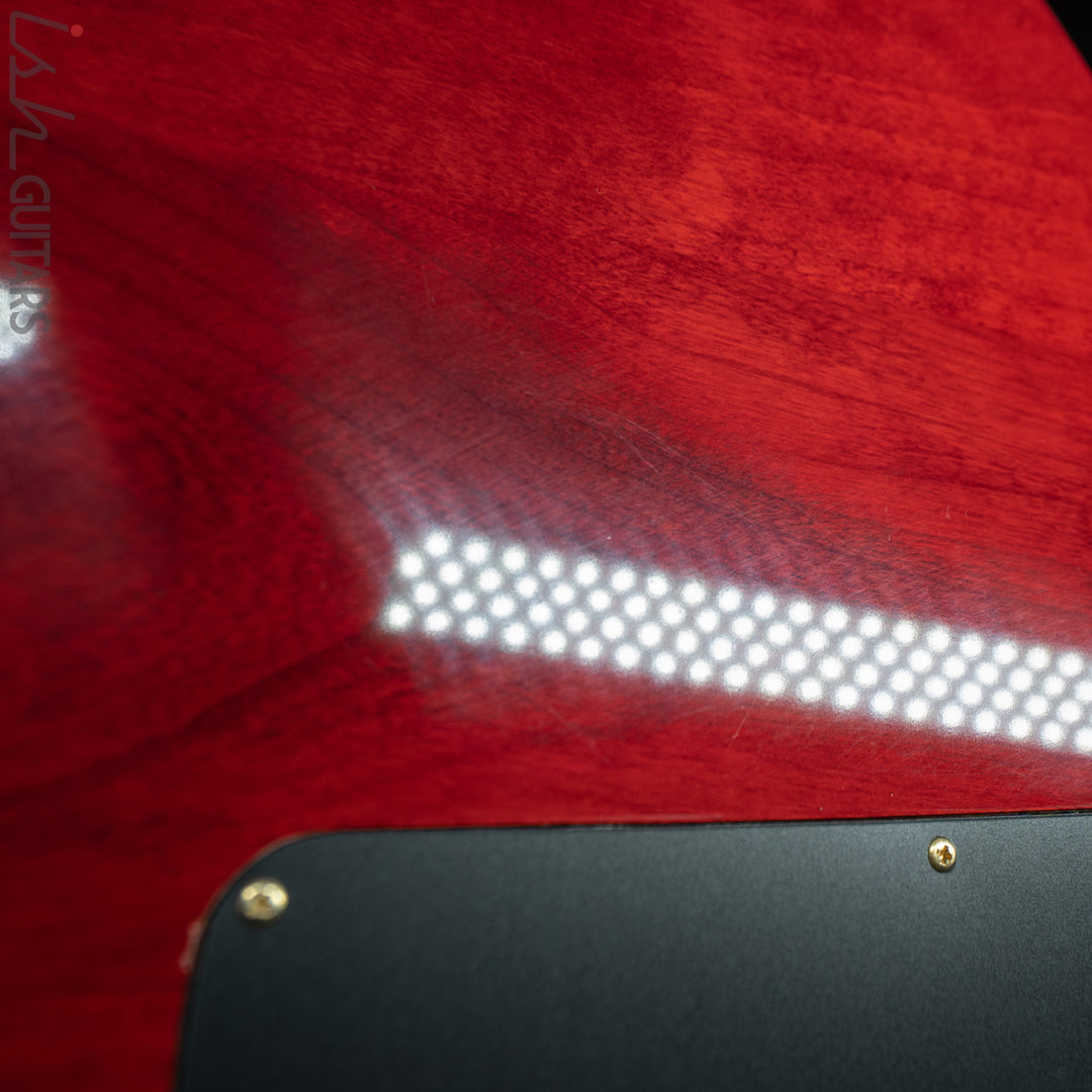 2000 Samick Bass Translucent Red