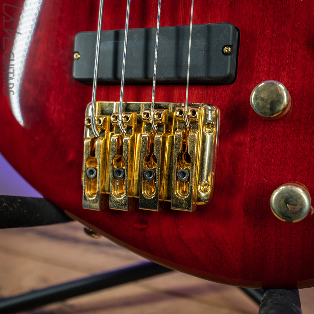 2000 Samick Bass Translucent Red