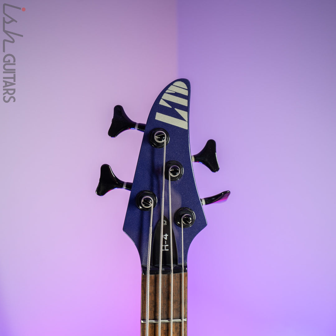 LTD H-4 Metallic Purple 4 String Bass Guitar