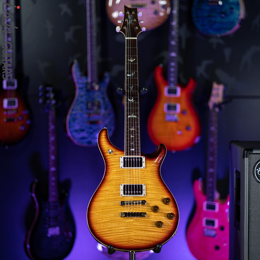 2018 PRS Private Stock McCarty 594 Graveyard Ltd Honey Gold with Dark Cherry Smoked Burst