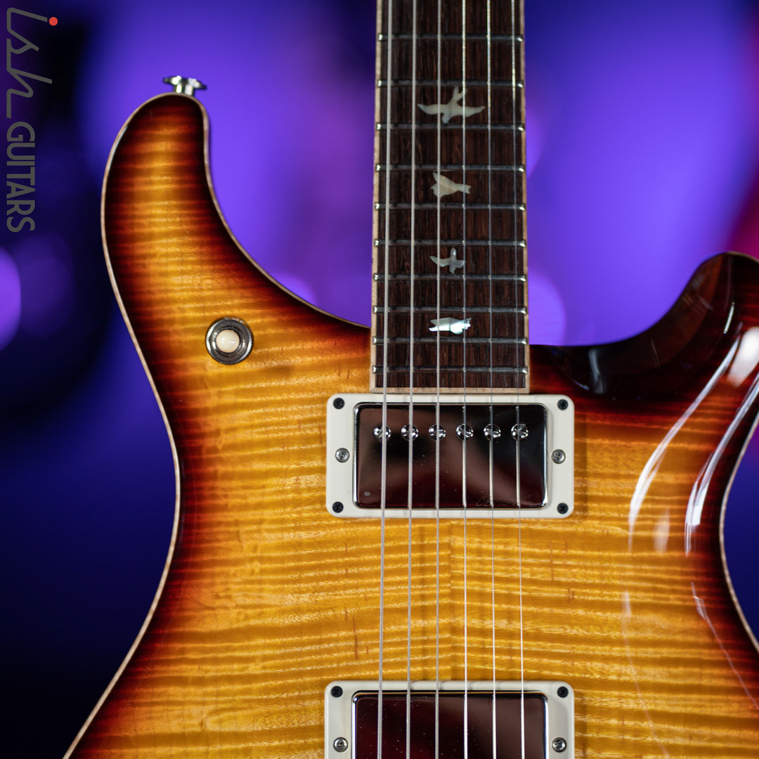 2018 PRS Private Stock McCarty 594 Graveyard Ltd Honey Gold with Dark Cherry Smoked Burst