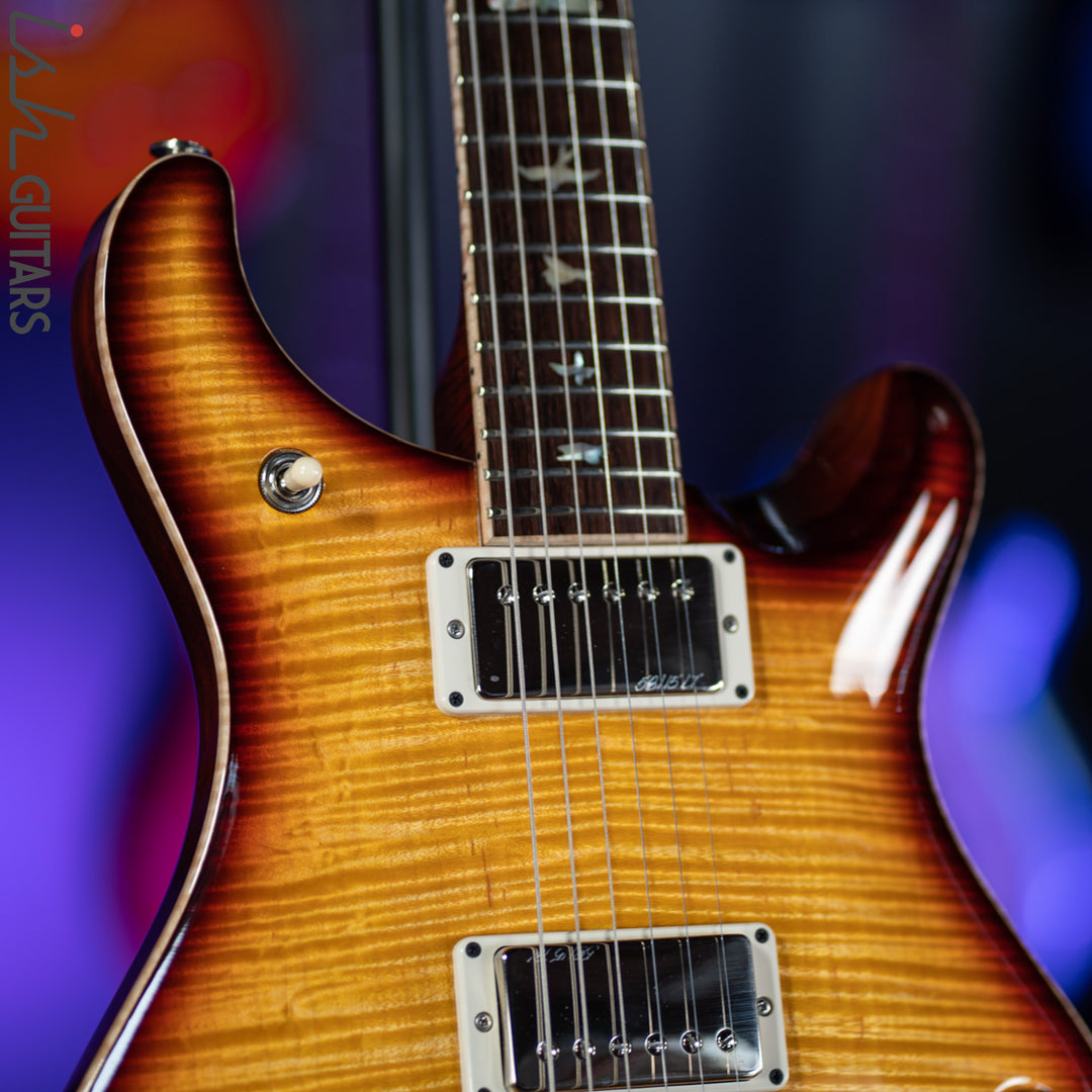 2018 PRS Private Stock McCarty 594 Graveyard Ltd Honey Gold with Dark Cherry Smoked Burst