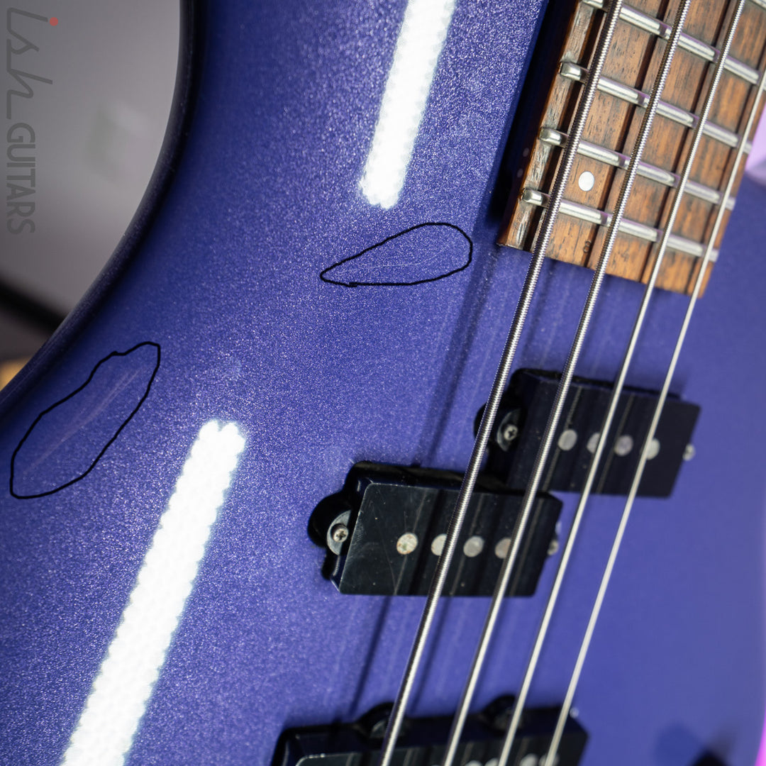LTD H-4 Metallic Purple 4 String Bass Guitar