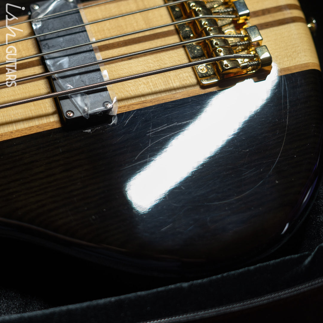 Aria Pro II SB-1000 5-String See Through Bass Black Demo