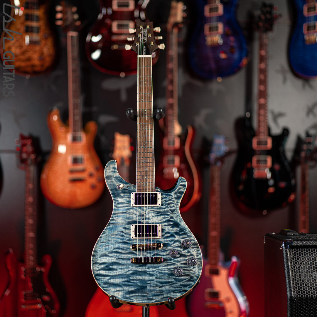 PRS McCarty 594 Wood Library Faded Whale Blue 10 Top Quilt