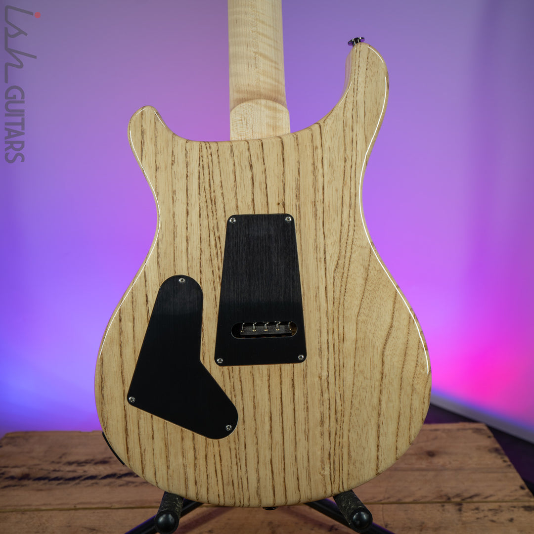 2020 PRS Custom 24 Floyd Wood Library 1 Piece Quilt Ash Violet Blue Burst