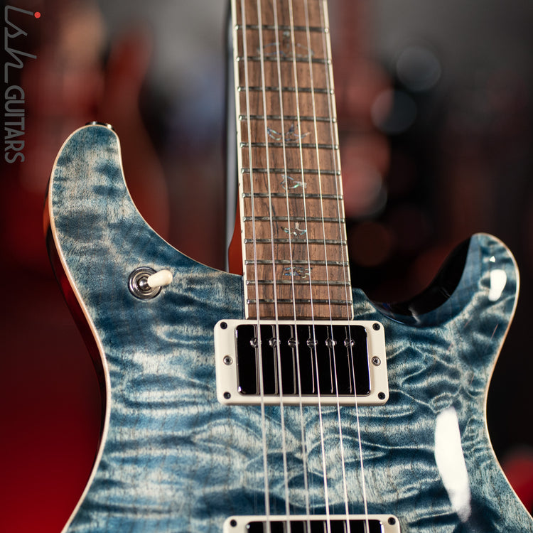 PRS McCarty 594 Wood Library Faded Whale Blue 10 Top Quilt