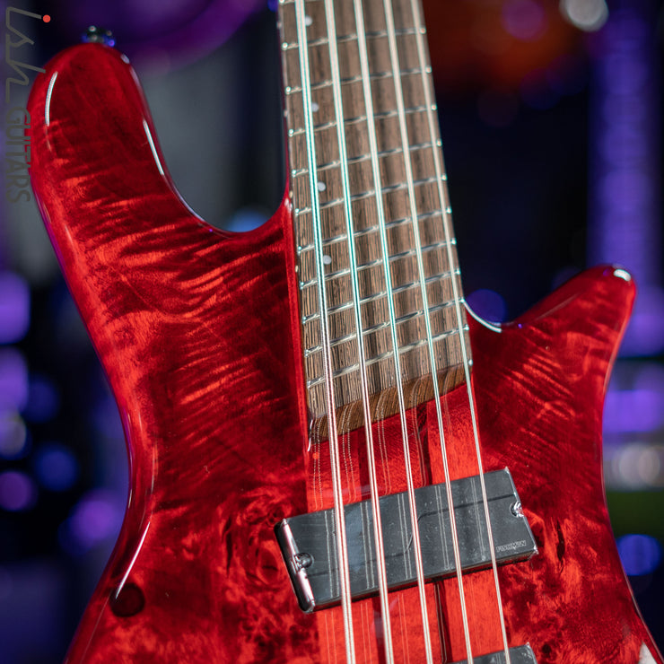 Spector NS Dimension 5 Multiscale Bass Inferno Red Gloss