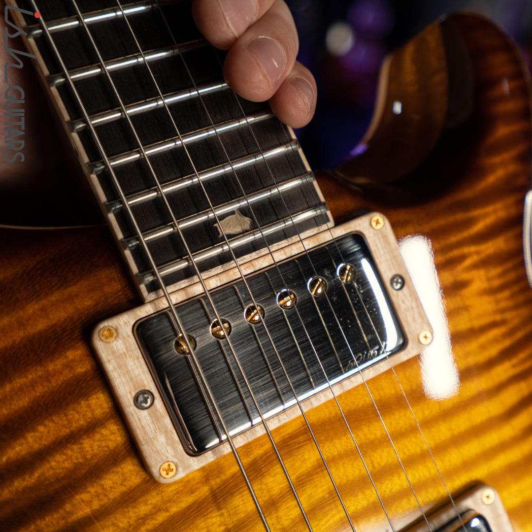 2021 PRS Private Stock Hollowbody II 24 Fret Honey Gold Smoked Burst