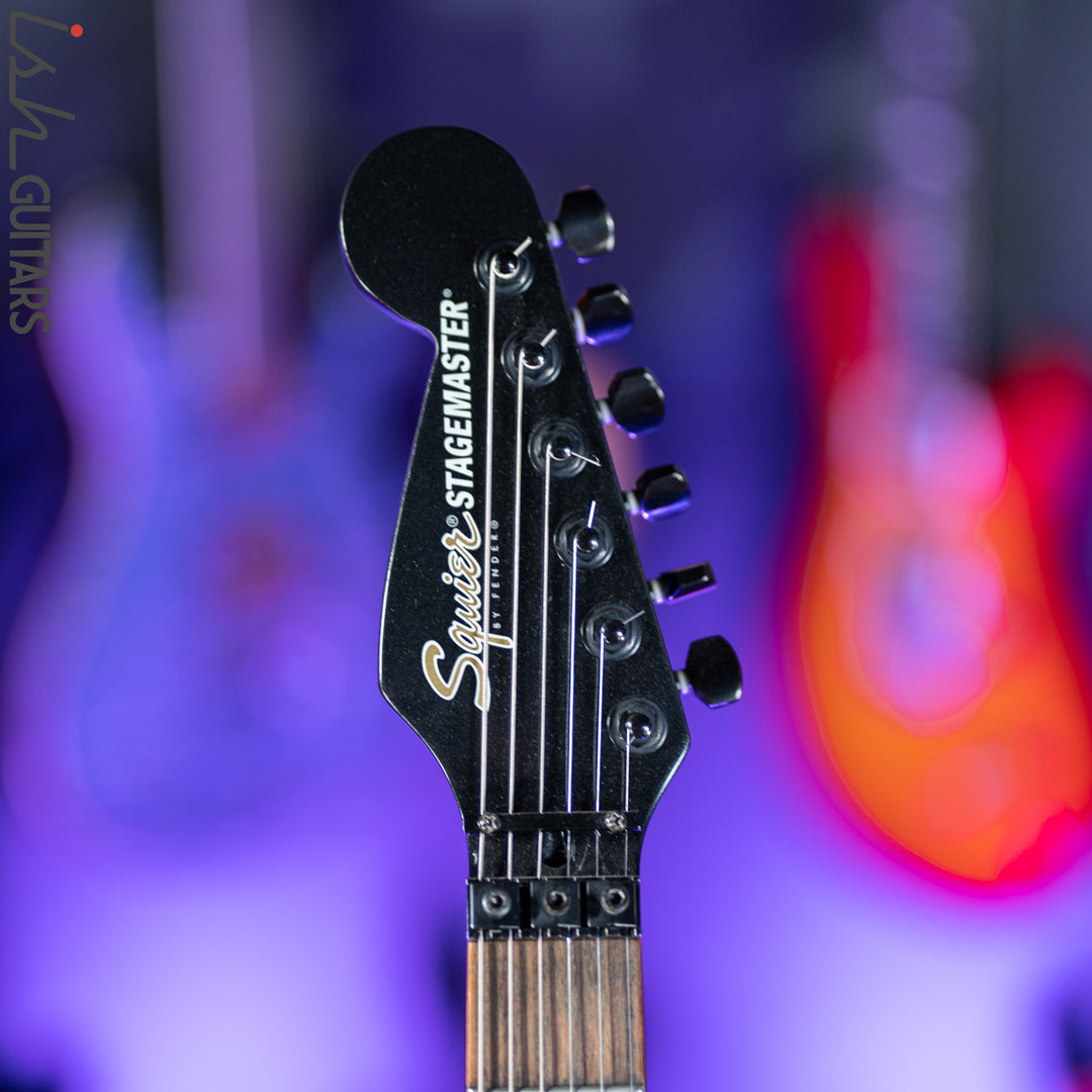2000 Squier Stagemaster DLX Metallic Black