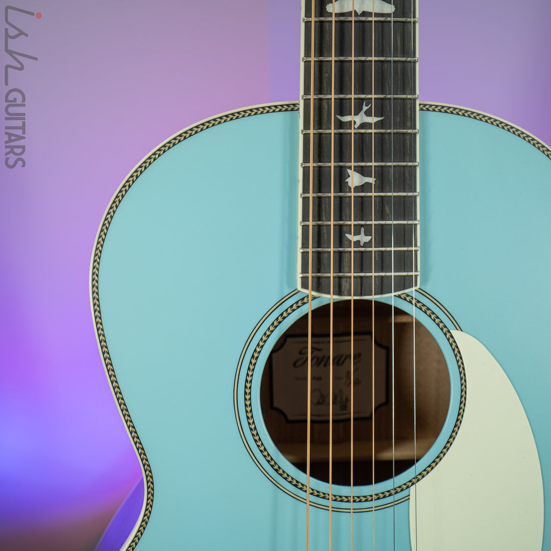 PRS SE P20E Parlor Acoustic Electric Powder Blue