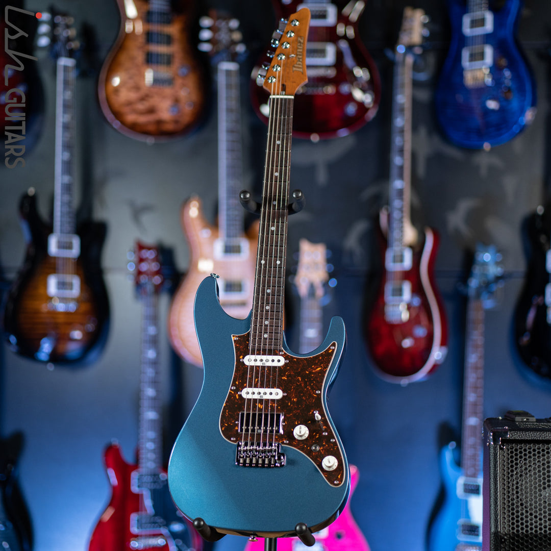 Ibanez AZ2204N Prestige Electric Guitar Prussian Blue Metallic Demo