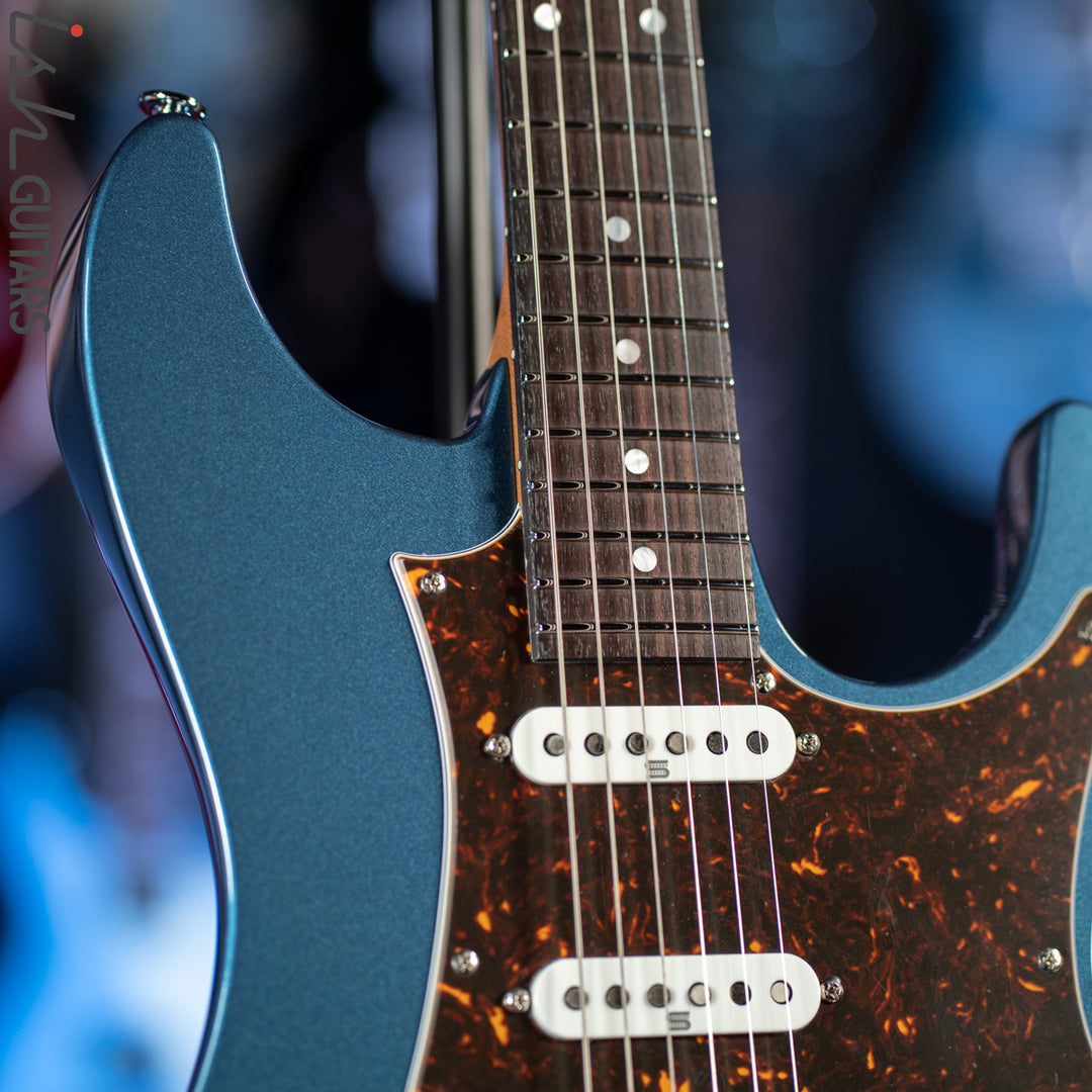 Ibanez AZ2204N Prestige Electric Guitar Prussian Blue Metallic Demo