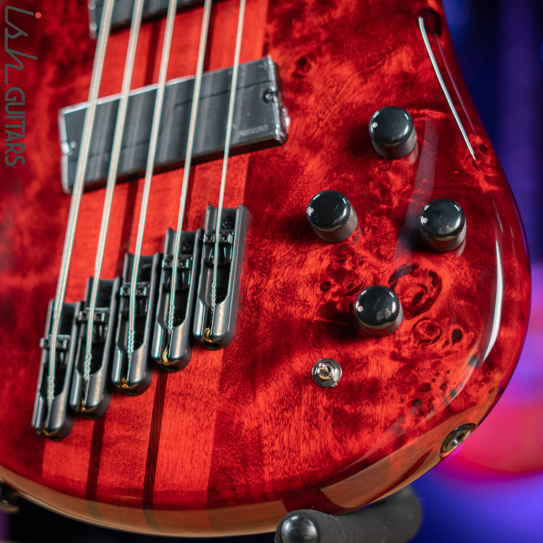 Spector NS Dimension 5 Multiscale Bass Inferno Red Gloss