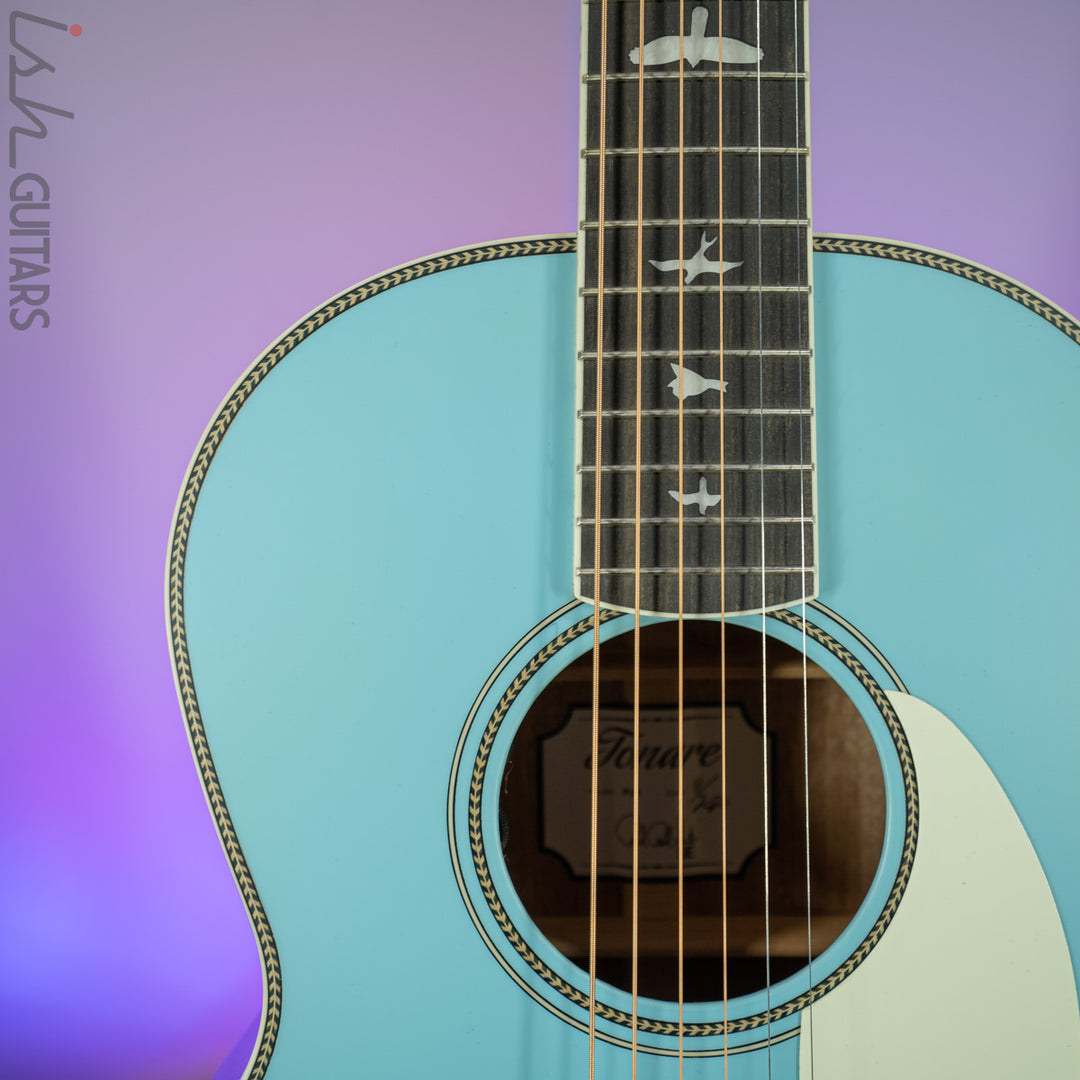 PRS SE P20E Parlor Acoustic Electric Powder Blue