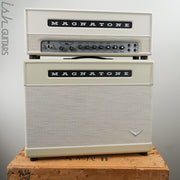 Magnatone Limited Edition White Super 59 MKII Head and Cabinet