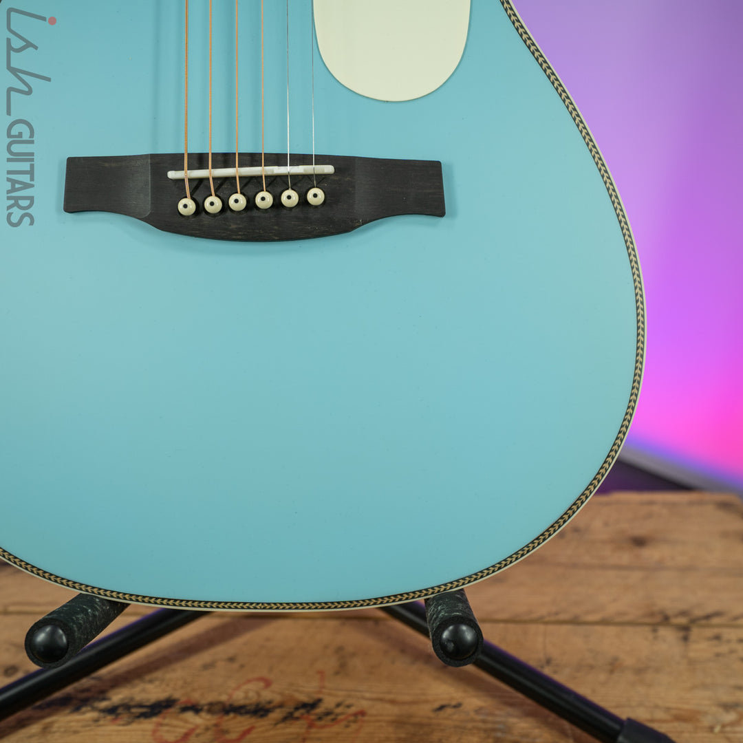 PRS SE P20E Parlor Acoustic Electric Powder Blue