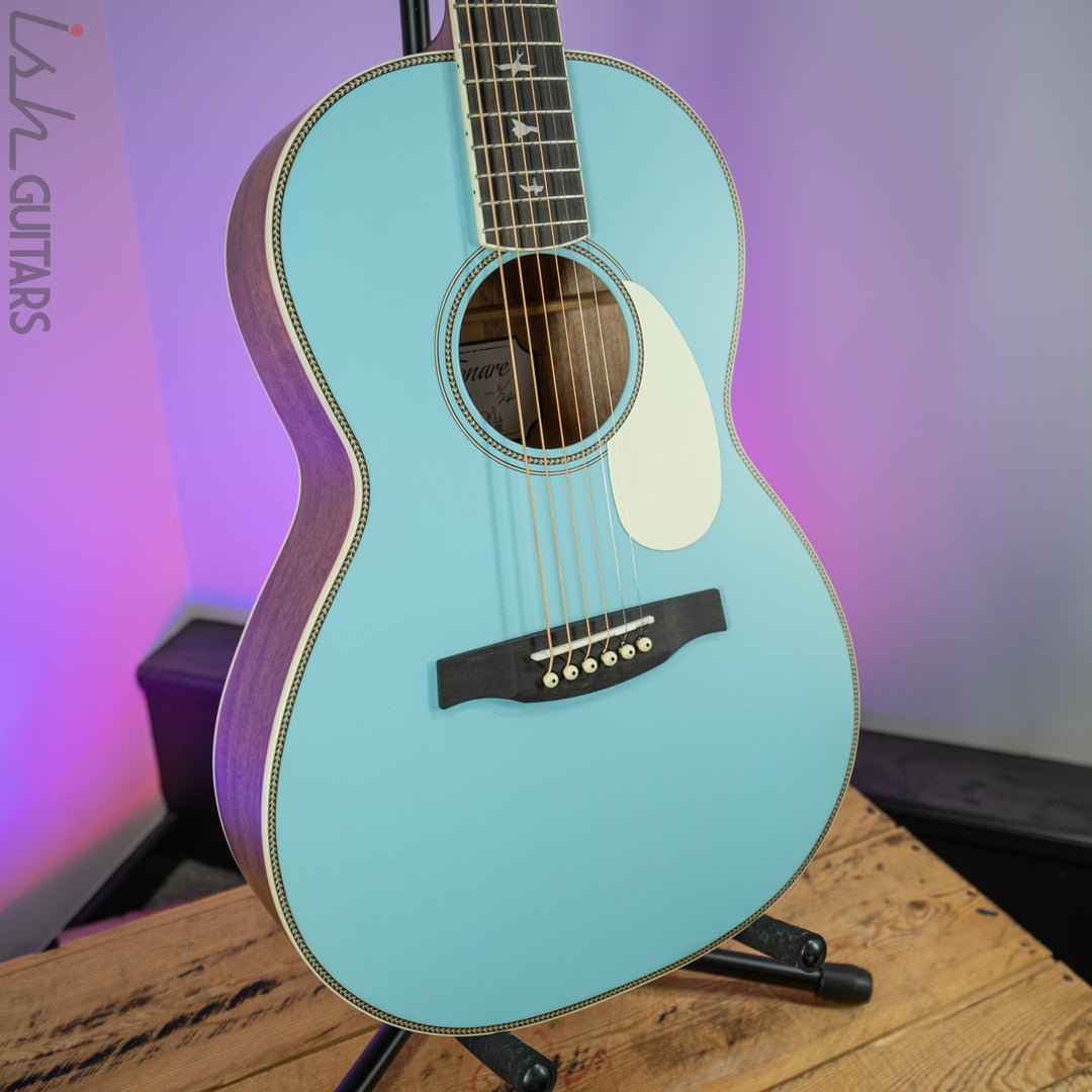 PRS SE P20E Parlor Acoustic Electric Powder Blue