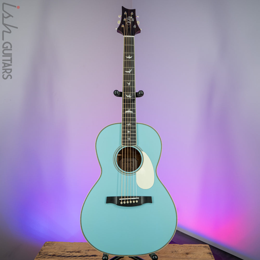 PRS SE P20E Parlor Acoustic Electric Powder Blue