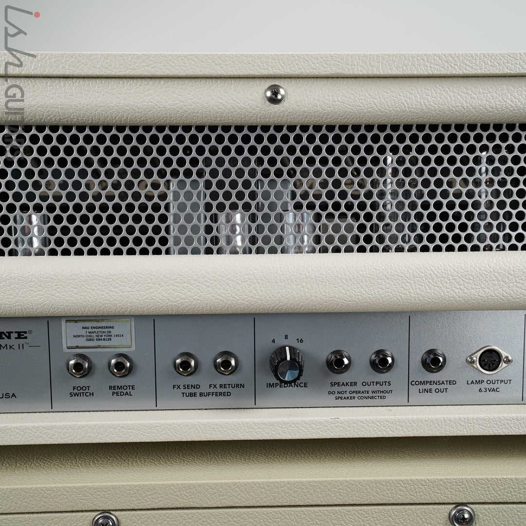 Magnatone Limited Edition White Super 59 MKII Head and Cabinet