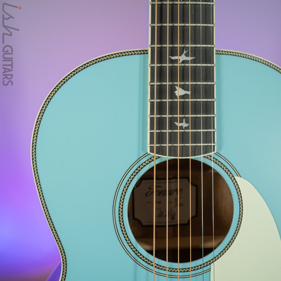 PRS SE P20E Parlor Acoustic Electric Powder Blue