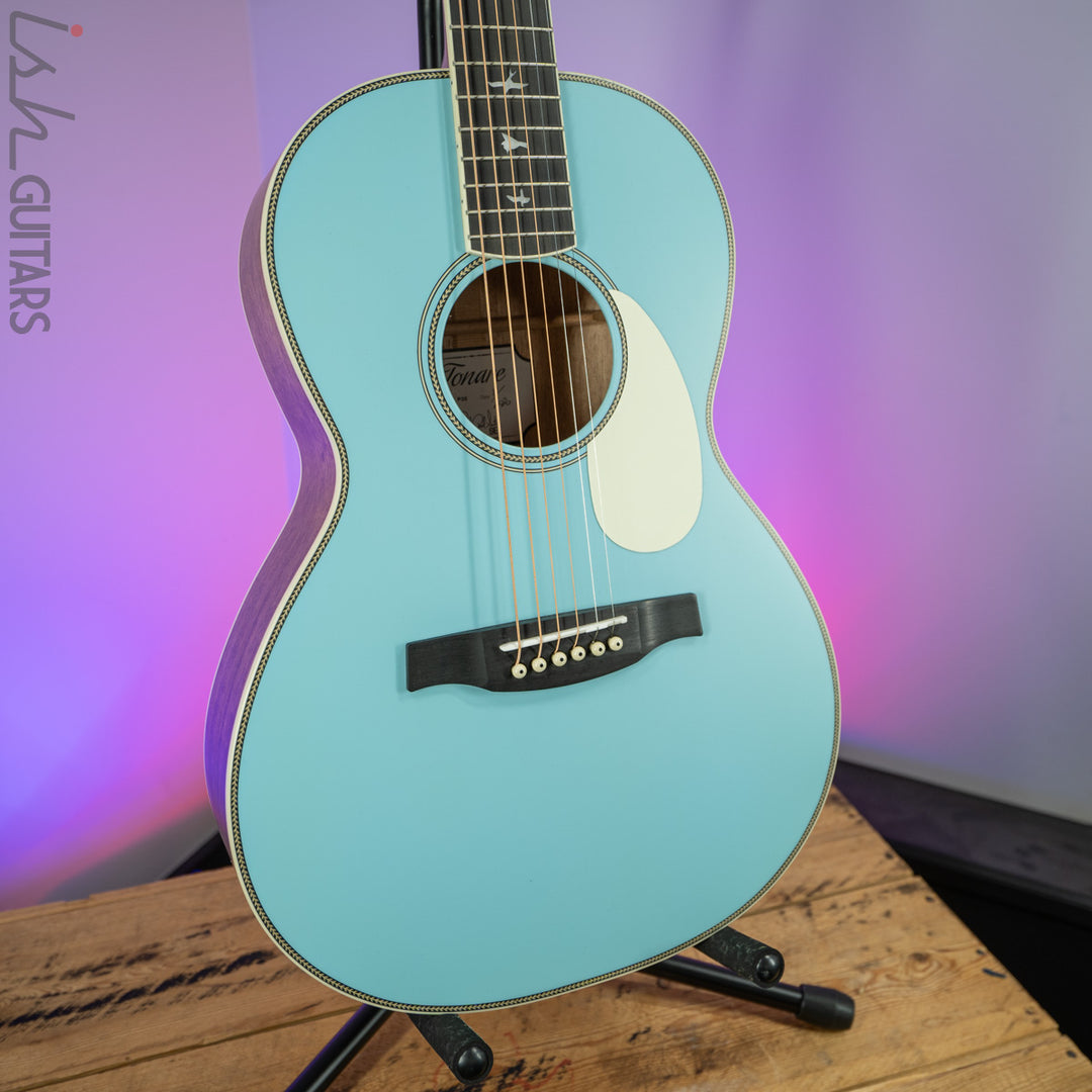 PRS SE P20E Parlor Acoustic Electric Powder Blue