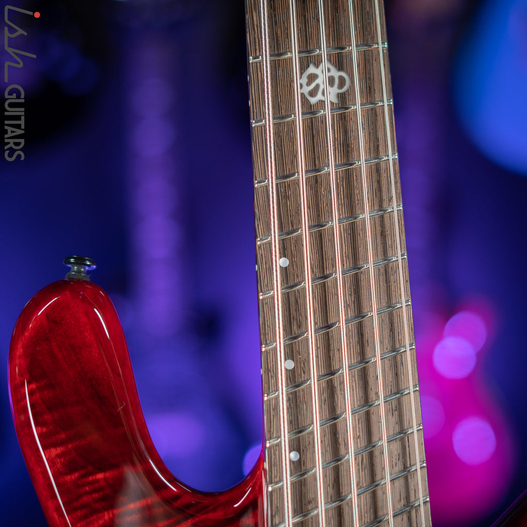 Spector NS Dimension 5 Multiscale Bass Inferno Red Gloss