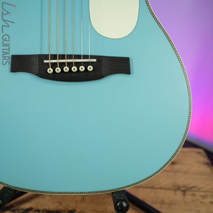 PRS SE P20E Parlor Acoustic Electric Powder Blue