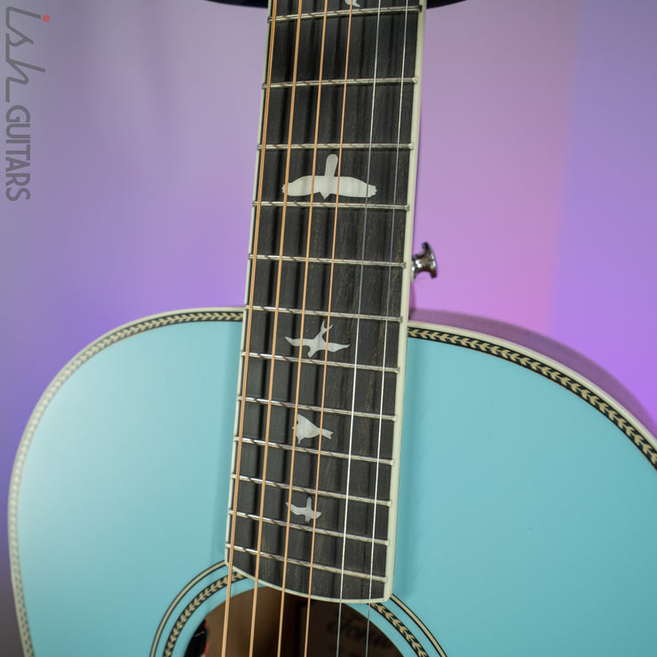 PRS SE P20E Parlor Acoustic Electric Powder Blue