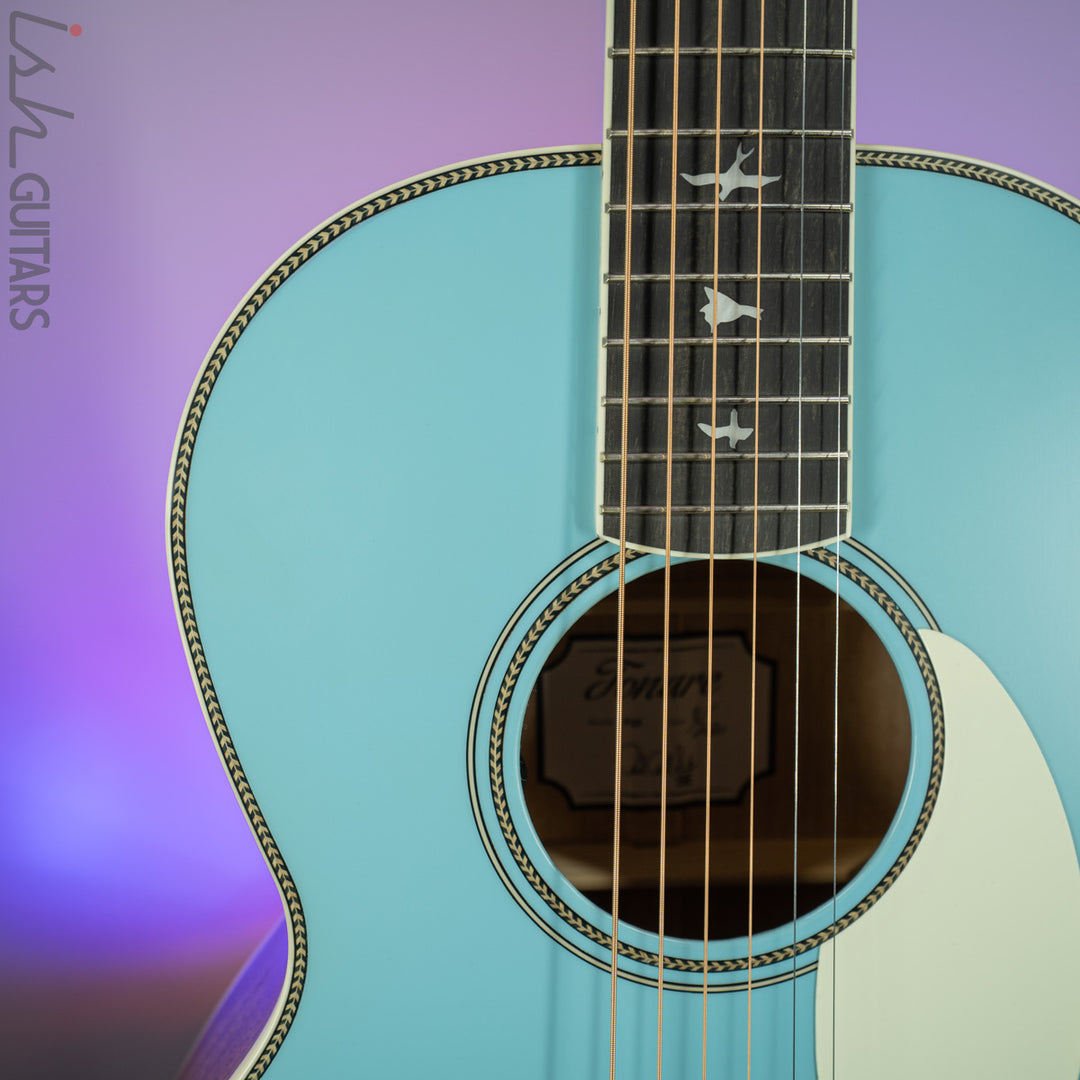 PRS SE P20E Parlor Acoustic Electric Powder Blue